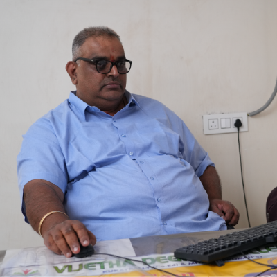 B V B Ramprasad principal Vijetha degree college Kukatpally Hyderabad MBA psychology academic head